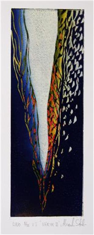 Våryr II Linosnitt (26x16 cm) kr 1100 ur