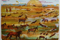 Serengeti II Litografi 37,5x48,5 cm 3500 ur