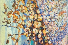 Høstbukett - Floragram VI Akrylmaleri (46x38 cm) kr 5000 ur