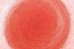 Red Labyrint Oljemaleri (95x95 cm) kr 12500 ur