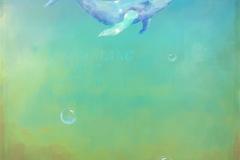 Hazy lake Akrylmaleri (100x70 cm) kr 17000 ur