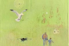 Home soon Akrylmaleri (50x50 cm) kr 10000 ur