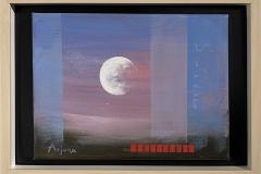 Red sky Akrylmaleri (18x24 cm) kr 3800 mr