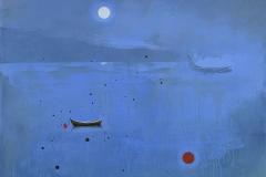 The red buoy Akrylmaleri (100x100 cm) kr 21000 ur