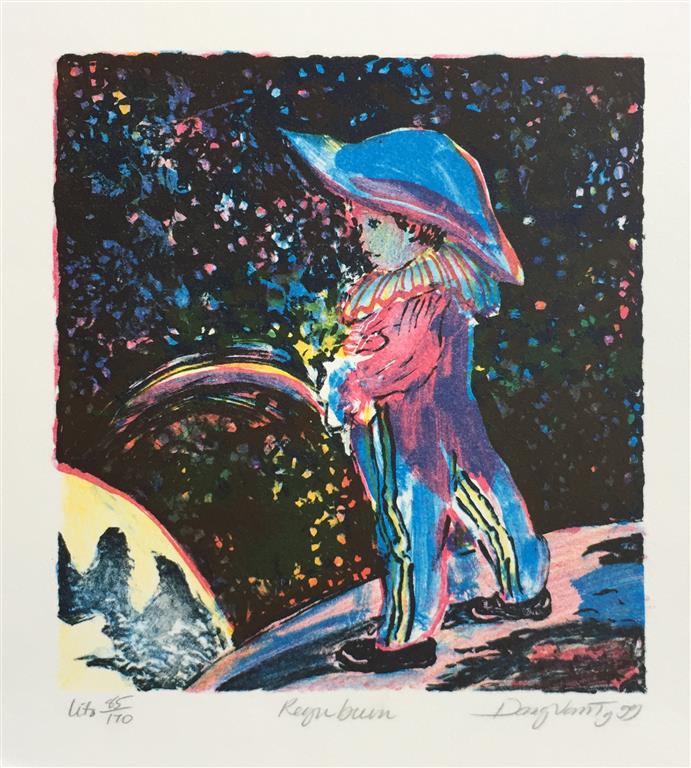 Regnbuen Litografi (20x18,5 cm) kr 900 ur