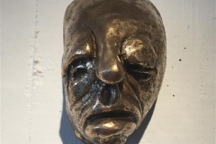 Erik Brøndberg Maske Bronze (h18 b12) kr 4000
