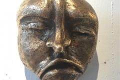 Erik Brøndberg Maske Bronze (h23 b12) kr 6000