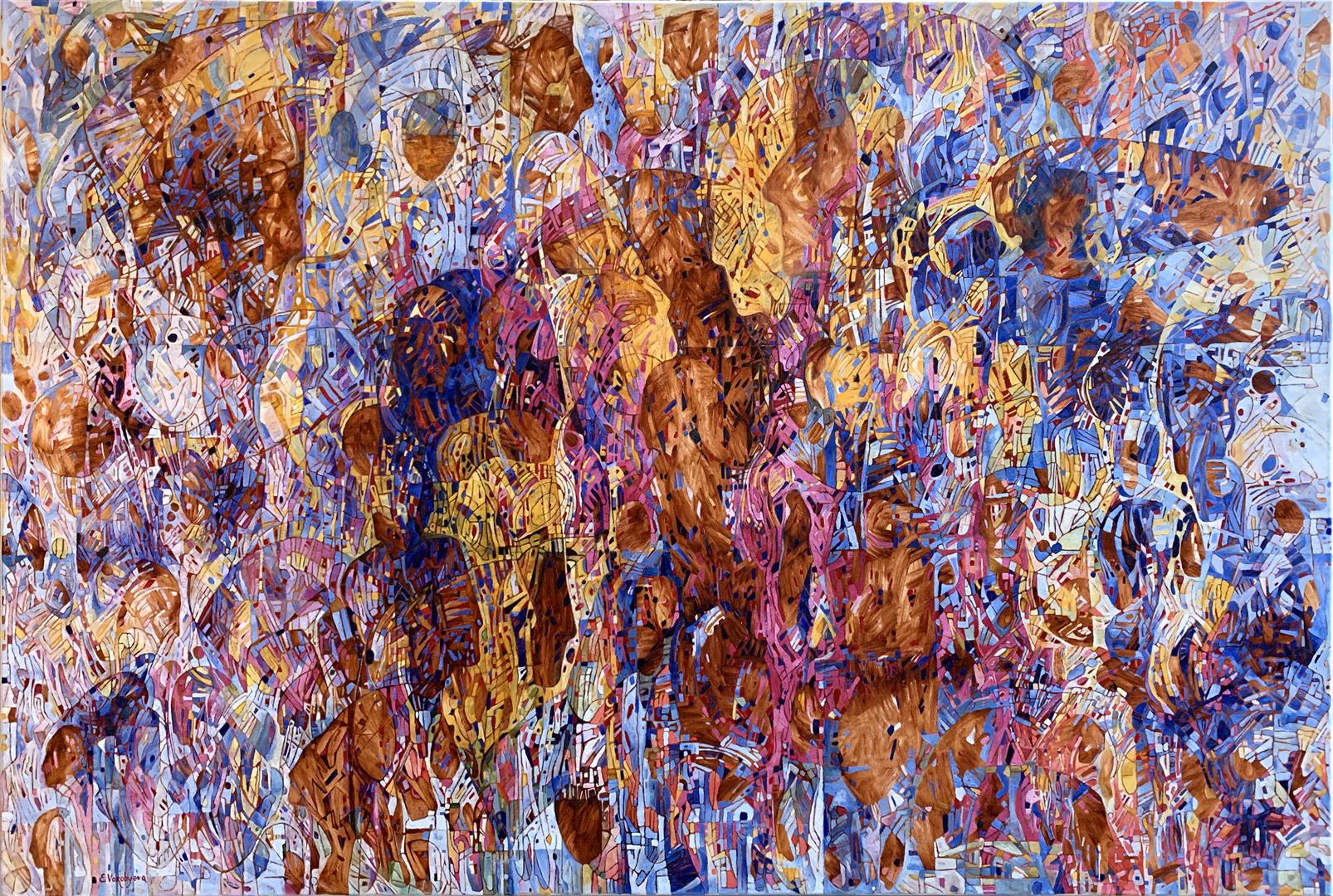 Kjærlighetsformel Oljemaleri (100x150 cm) SOLGT