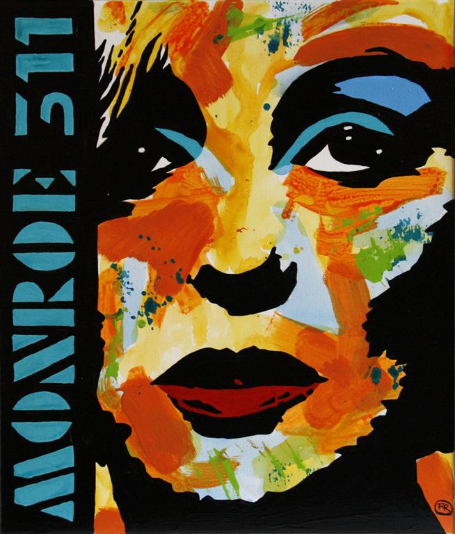 Monroe 311 Akrylmaleri 60x50 cm 4800 mr