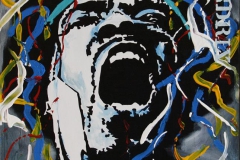 Hendrix XVI Akrylmaleri 60x50 cm 4800 mr