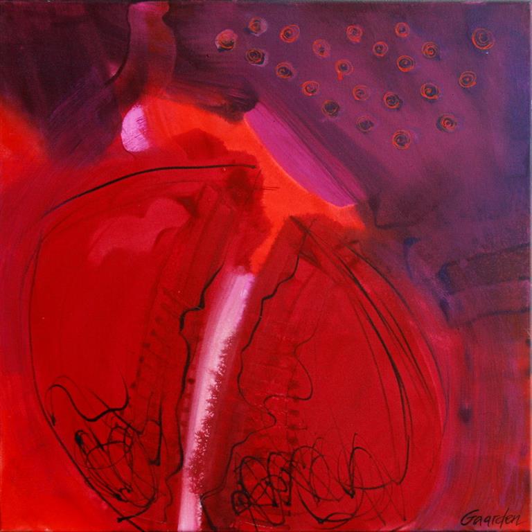 Heart I Akrylmaleri (60x60 cm) kr 6000 ur