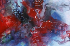 Dreams lost in water III Akrylmaleri (50x50 cm) kr 5000 ur