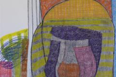 Tidsslynge 2 Pastellkritt, blyant på papir (50x65 cm) kr 7000 mr