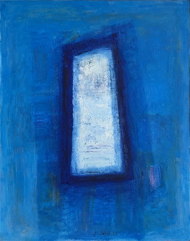 Window of the Soul Oljemaleri (81x65 cm)