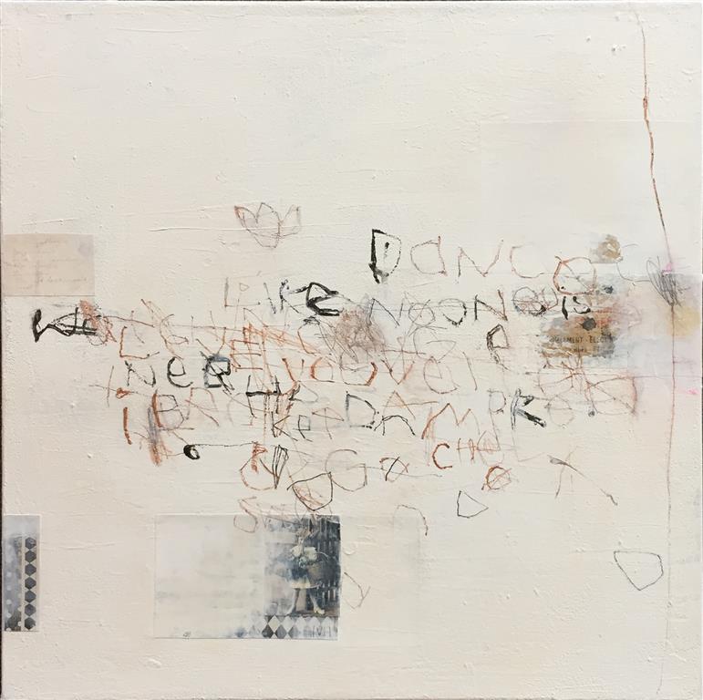 Numbers Letters 7 Akrylmaleri (50x50 cm) kr 5000 ur