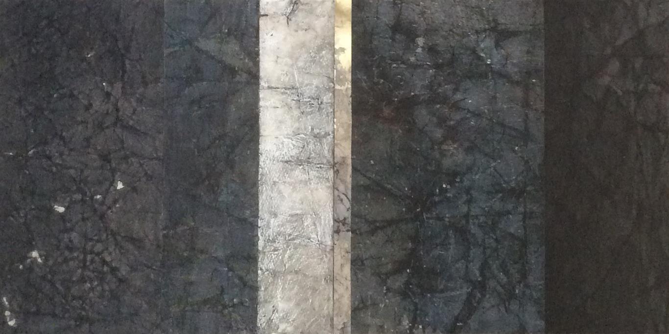 Gull stripe Collage (32x64 cm) kr 5000 ur