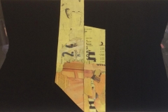 Gult senter Collage (40x80 cm) kr 9000 ur