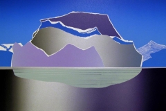 Isens domene Linosnitt (48x53,5 cm) kr 4500 ur