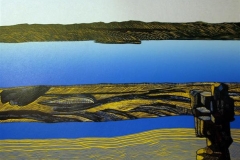 Thingvellir I Linosnitt (58x44 cm) kr 4500 ur