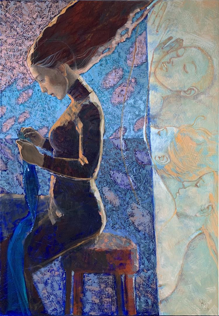 Julia Mordvinova Gilje Kveld Oljemaleri (100x70 cm) kr 12000 ur
