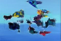Jan Kristoffersen Hva er det Akrylmaleri (70x70 cm) kr 7500