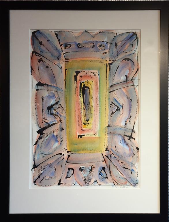 Kjell Pahr-Iversen "Ikon I" Akvarell (45x30 cm) kr 7500 mr