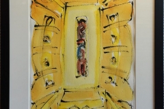 Kjell Pahr-Iversen "Ikon II" Akvarell (45x30 cm) kr 7500 mr
