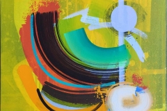 Terry Nilssen-Love "Swing" Akrylmaleri (50x50 cm) kr 8000 ur