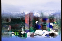 Jan Kristoffersen: Morgentåke Akrylmaleri (60x60 cm) kr 6500 mr
