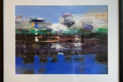 Jan Kristoffersen: Ut mot havet II  Akrylmaleri på papir (45x60 cm) kr 6000 mr