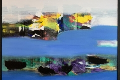 Jan Kristoffersen: Ved sjøen Akrylmaleri (60x60 cm) kr 6500 mr