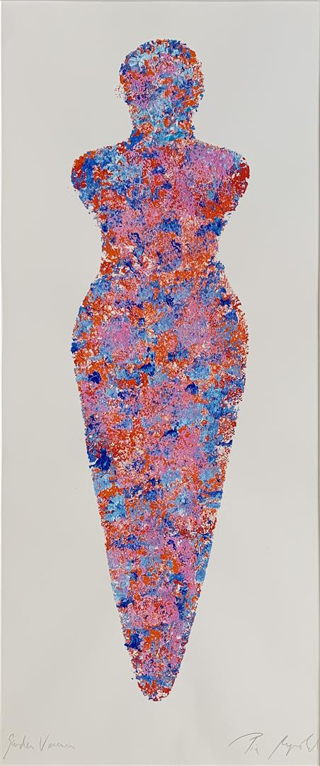 Pia Myrvold: "Garden Venus III" Akryl på papir (71x30 cm) kr 6200 mr