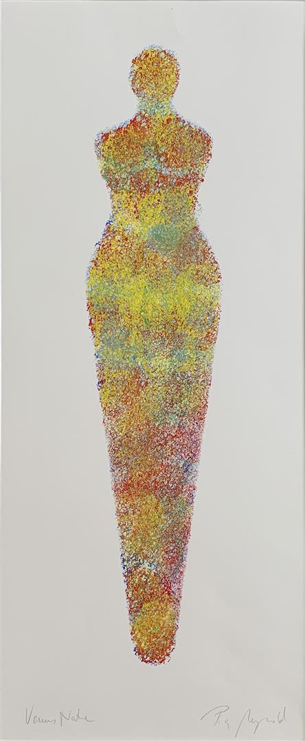 Pia Myrvold: "Venus Nature II" Akryl på papir (53x22 cm) kr 4500 mr