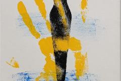 Pia Myrvold: "Venus  smiling and waving II" Akryl på papir (26x18 cm) kr 2300 mr