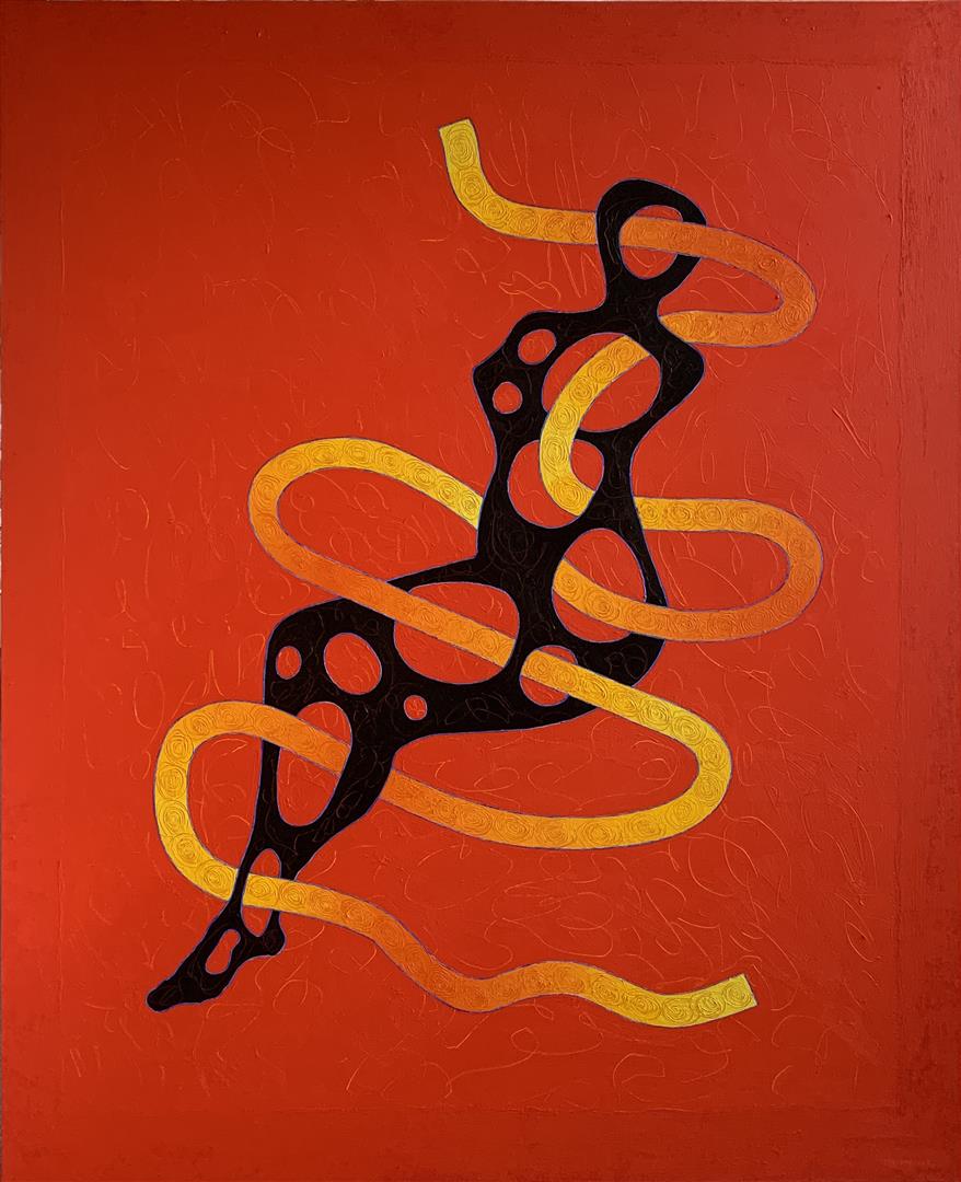 Pia-Myrvold-Venus-Fortuna-Red-Akrylmaleri-160x130-cm-kr-76000-ur