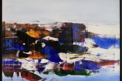 Jan Kristoffersen Vinter landskap Akrylmaleri (60x60 cm) kr 6500 mr
