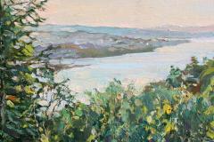 Andrey Belevich June Evening-A View At The Gandsfjord _2023 (15x26 cm) kr 1900 ur