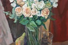 Andrey Belevich Roses And Fruits Olje på lerret (55x40 cm) kr 6500 ur