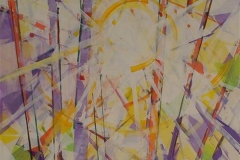 Vintersol Akrylmaleri (80x80 cm) kr 12000 ur