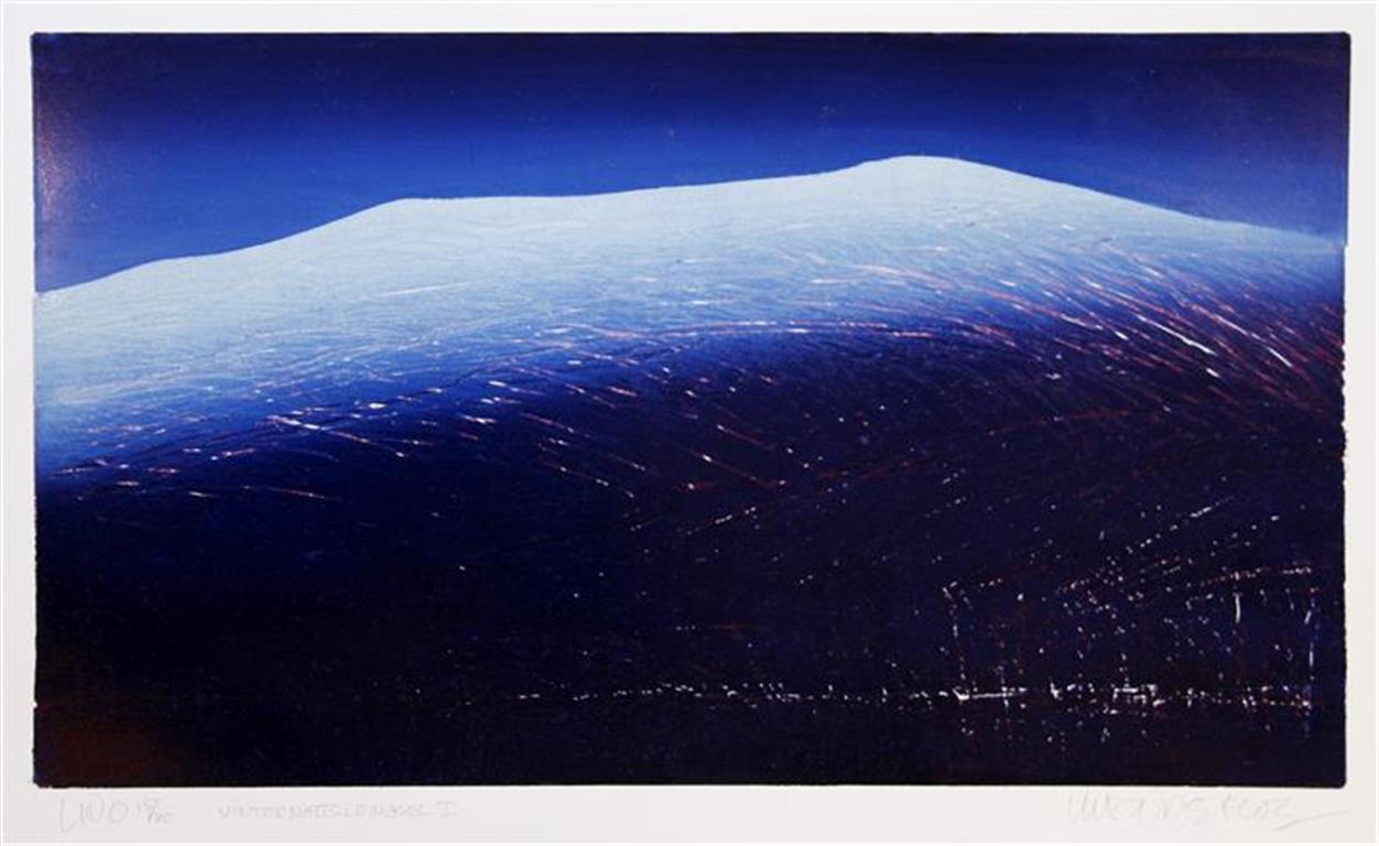 Vinternattslengsel I Linosnitt 35,5x62 cm 2800 ur