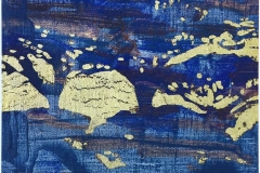 Blå skumring Serigrafi (45x36 cm) kr 2800 ur