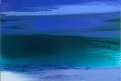 When the Night paints the Sky blue Akrylmaleri (120x100 cm) kr 14500 ur