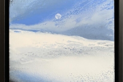 Wintermoon Akrylmaleri (40x40 cm) kr 6000 mr