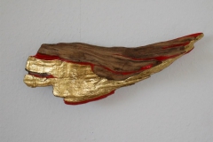 The Wing Driftwood, blattgold, colour, keramikk, blekk 6000