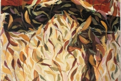 Bladfall 19 Akrylmaleri(60x50 cm) kr 6500 ur