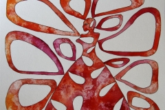 Biomyth lady red Akvarell (23x30 cm) kr 5000 ur