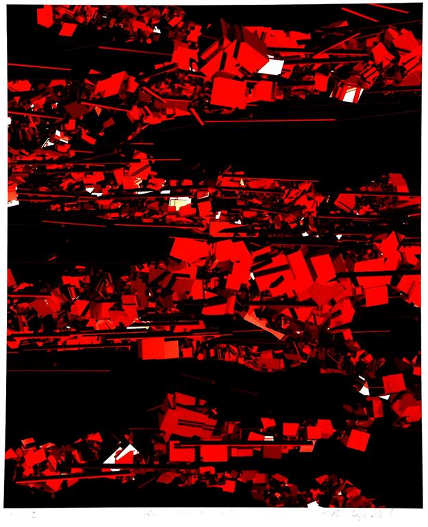 Red Mirror Cuba Digigrafikk (45x37 cm) kr 5000 ur