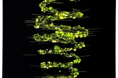 Mirror Cube Spiral - Acid Green Digigrafikk (44,5x37 cm) kr 5000 ur