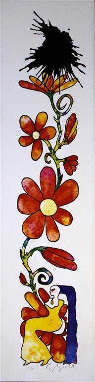 Bloom I Litografi (57x10 cm) kr 3000 ur