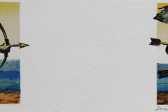 Drueskytter Litografi 8x24,5 cm 550 ur